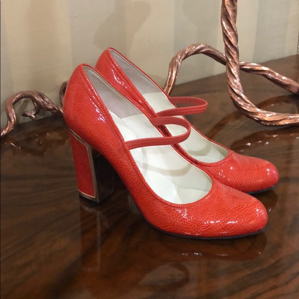 Bally shoes Red patented leather